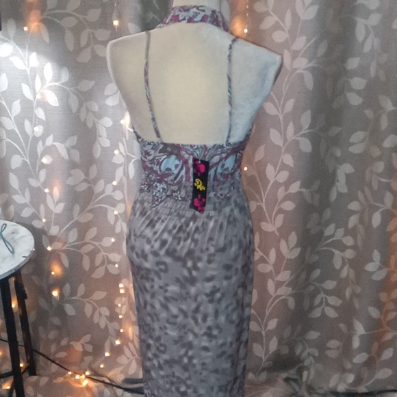 Si Rou Small Multi Color Maxi Dress - Picture 4 of 4